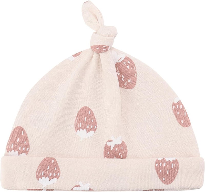 MAMIMAKA Newborn Baby Boy Girl Caps Mittens Socks Set Cotton Baby Essentials Accessories (Hats+Gloves+Socks) - Image 4